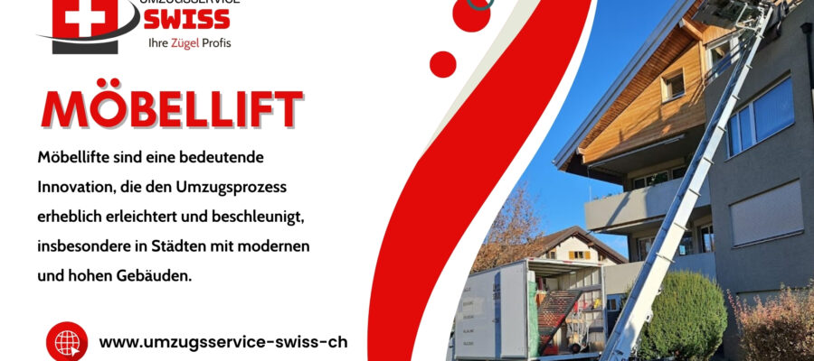 Möbelaufzug für Umzüge in der Schweiz: Umzugs Service Swiss